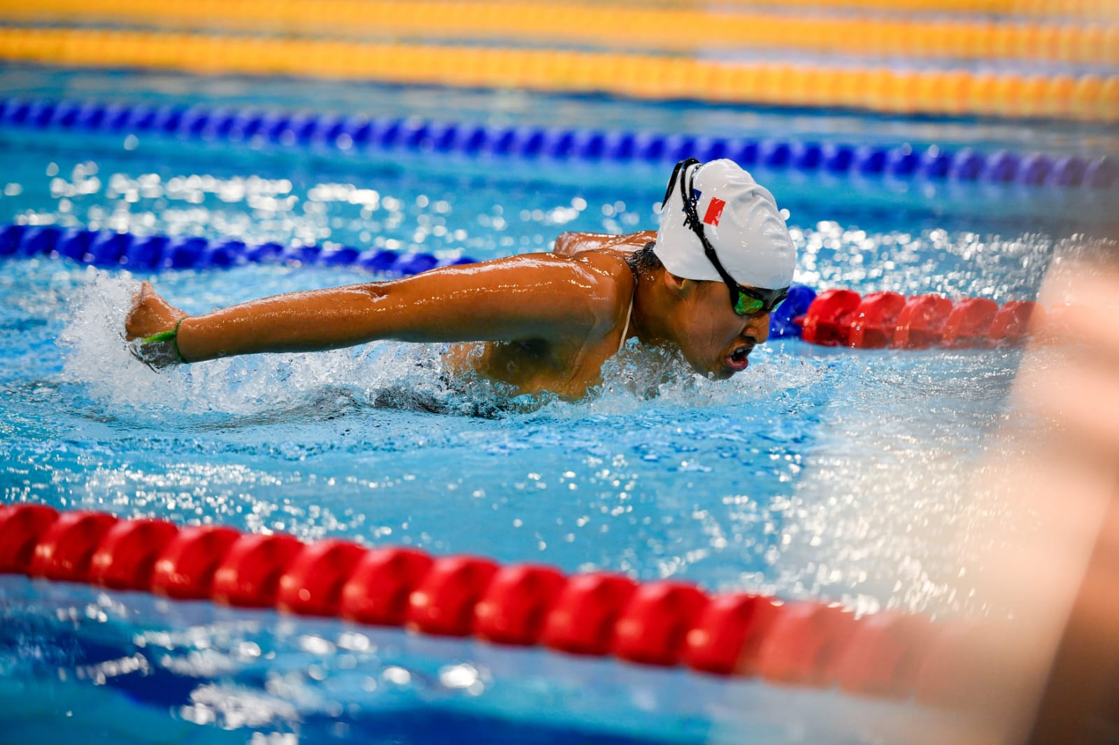 Chams championne de para natation durant les World Para swimming 2024